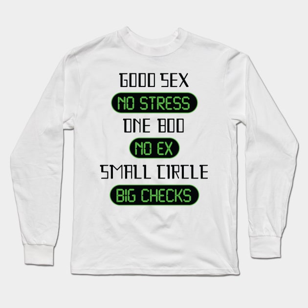 Good sex no stress long sleeve sale